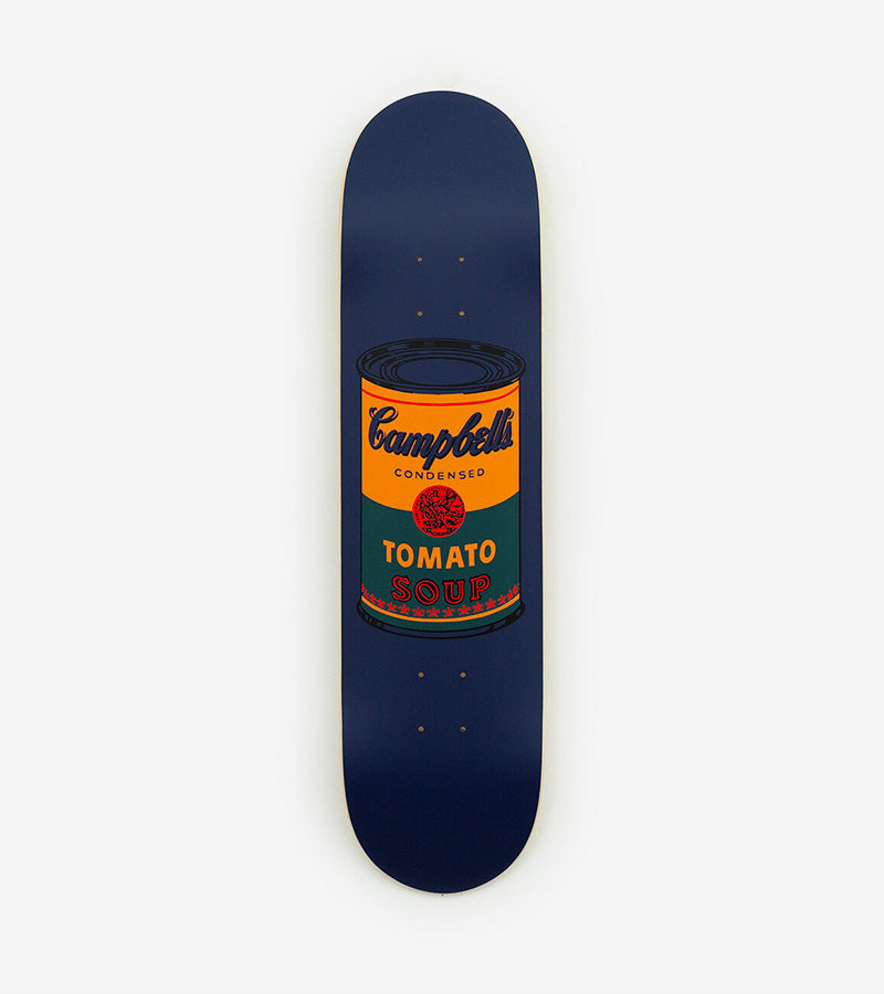 Skateboard - Andy Warhol Color Campbell's Soup Teal