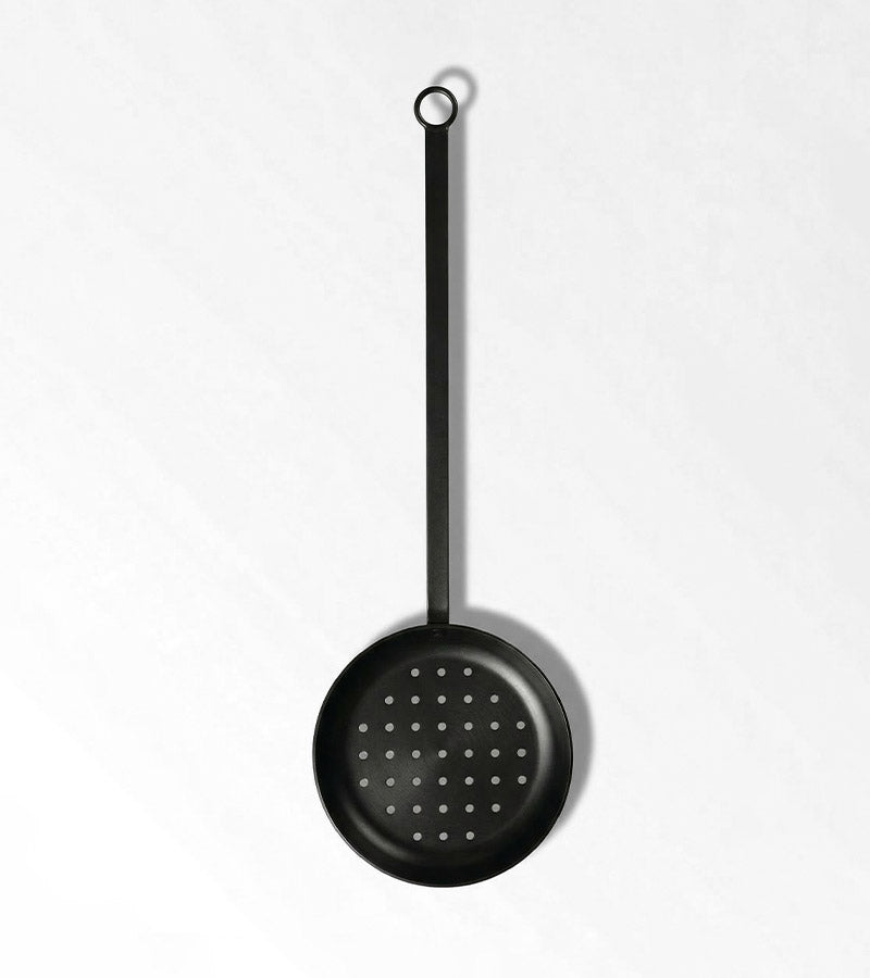 Poêle à châtaignes pour barbecue