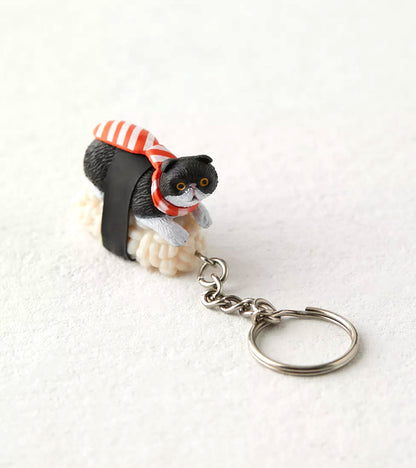 Porte-clés Sushi cats - Blind box  Clever idiots