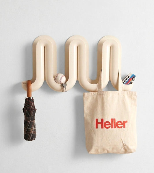 Porte-manteau multifonction Swell - Crème