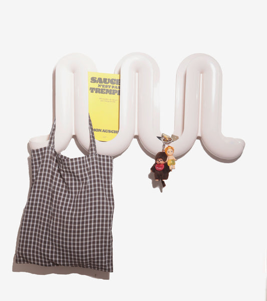 Porte-manteau multifonction Swell - Crème