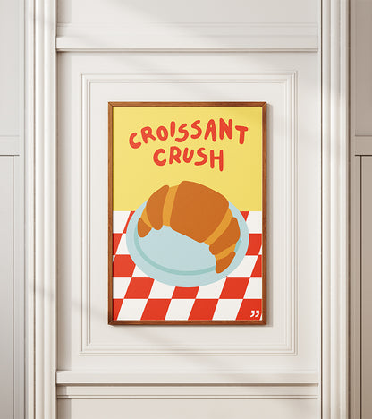 Poster Croissant crush