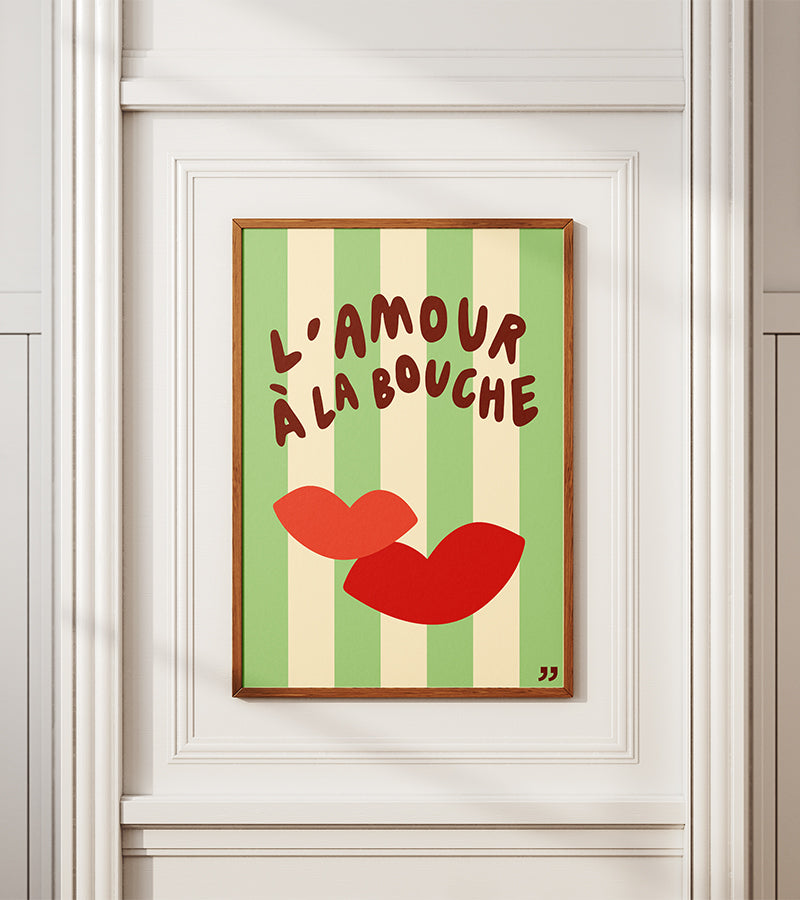 Poster L’amour à la bouche