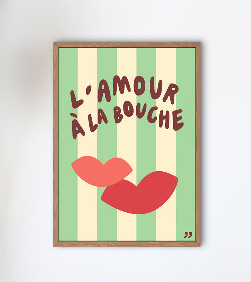 Poster L’amour à la bouche