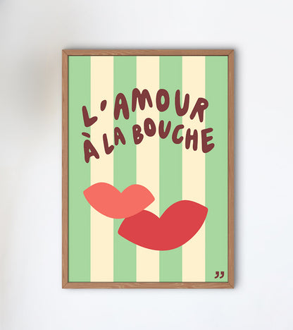Poster L’amour à la bouche