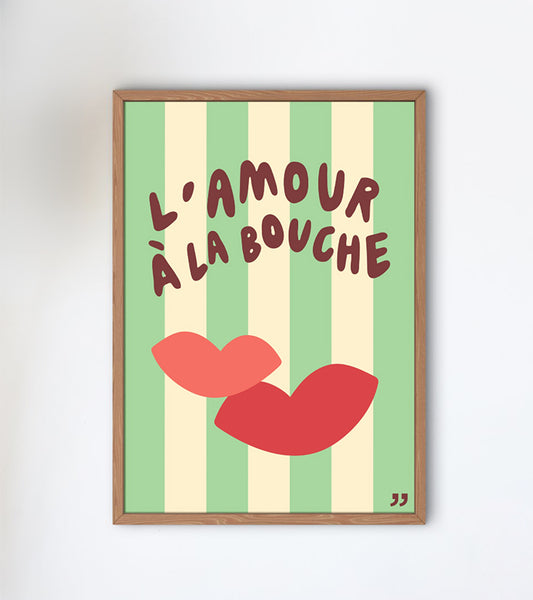 Poster L’amour à la bouche