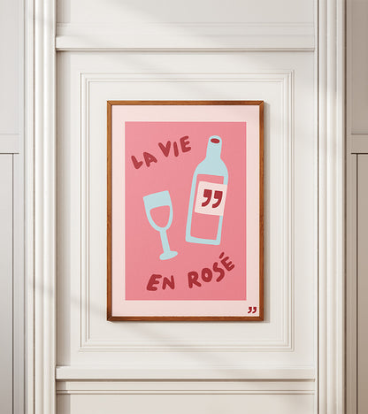 Poster La vie en rosé