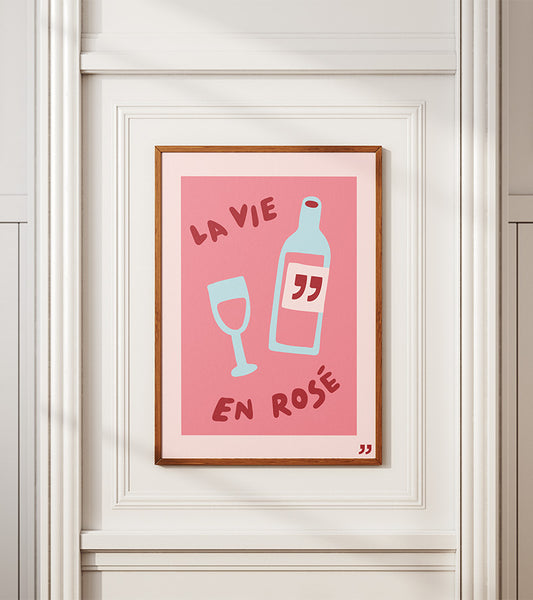 Poster La vie en rosé
