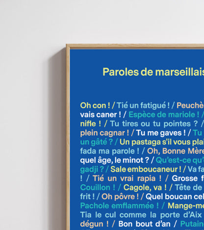 Poster - Paroles de Marseillais