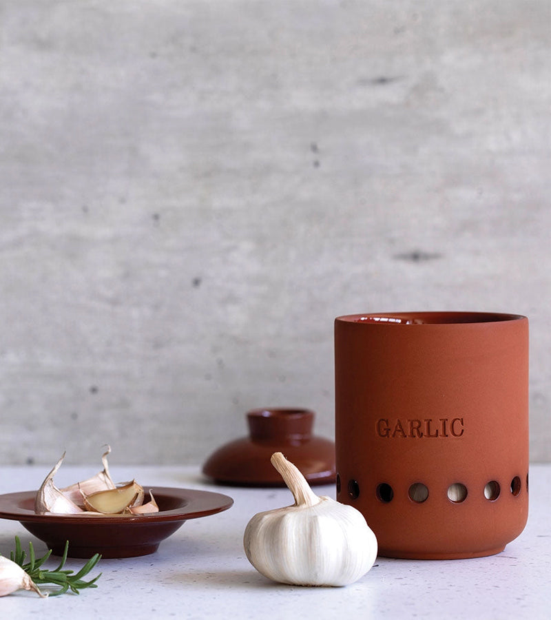 Pot à ail en terre cuite