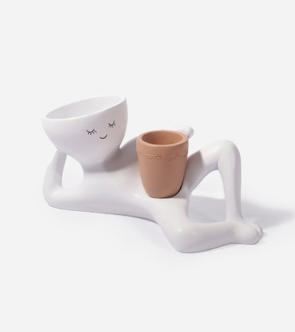 Pot à plante paresseux