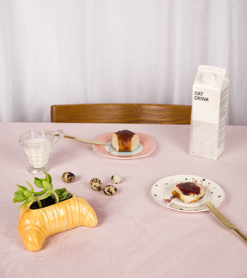 Pot à plante croissant