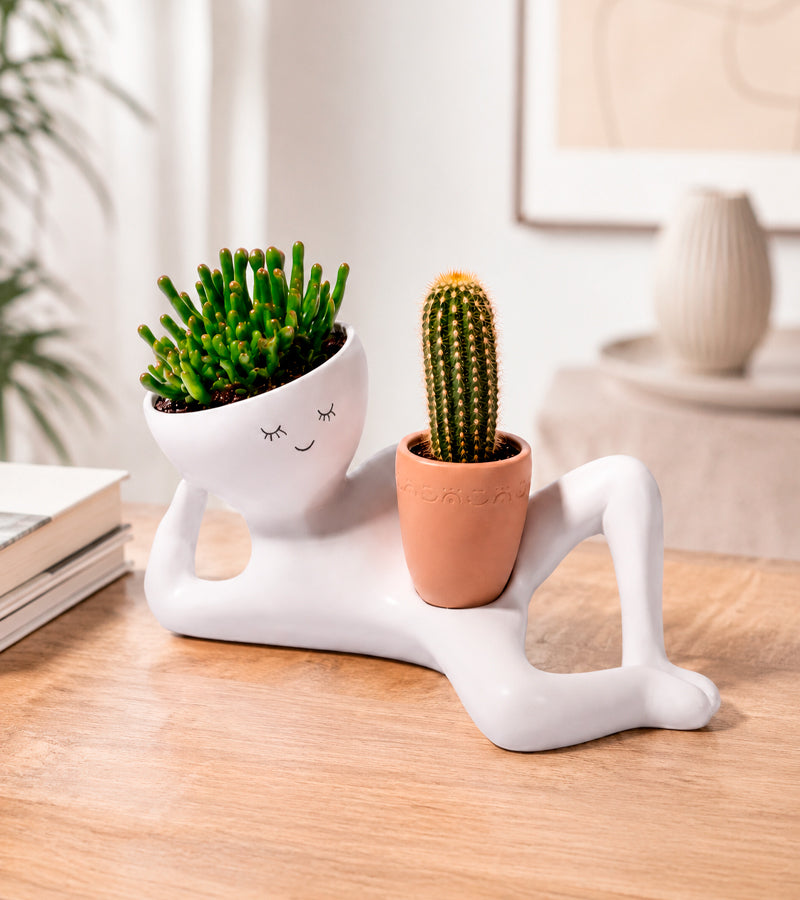 Pot à plante bonhomme paresseux
