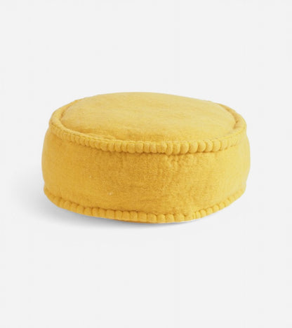 Pouf coloré en laine