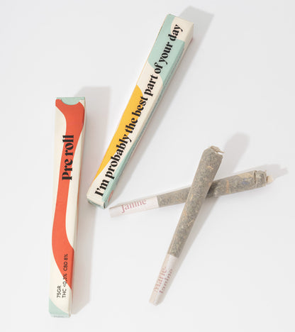Pré-roll au CBD, pack de 2 CBD et plantes médicinales  Marie Janine