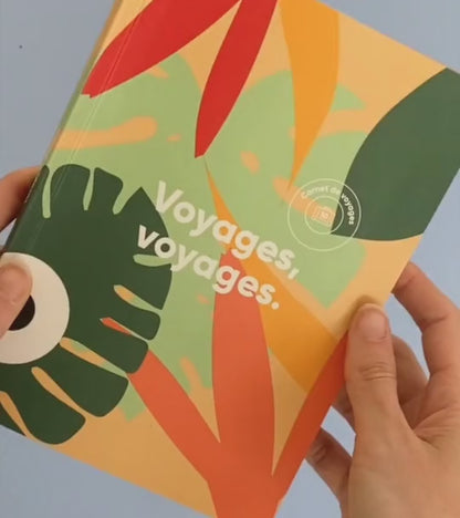 Mon carnet de voyages à remplir