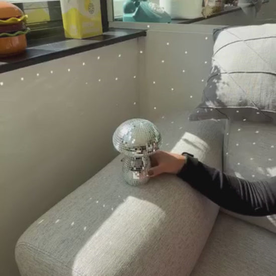 Veilleuse champignon disco