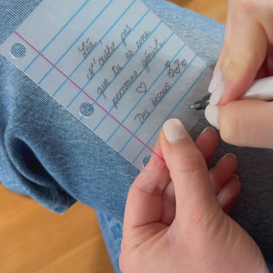 Kit porte-clés personnalisé avec petite lettre