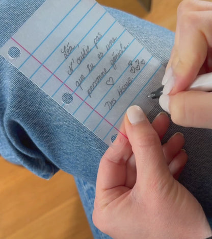 Kit porte-clés personnalisé avec petite lettre