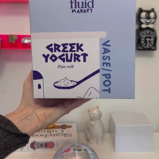 Vase / pot yaourt grec