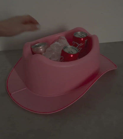 Seau à glace Chapeau de cowboy lumineux