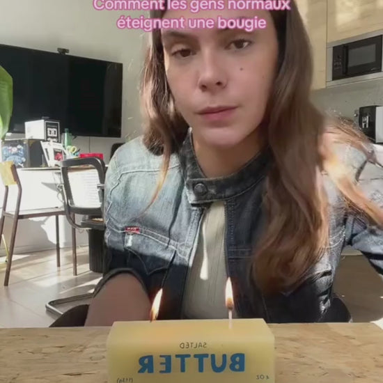 Bougie tablette de beurre