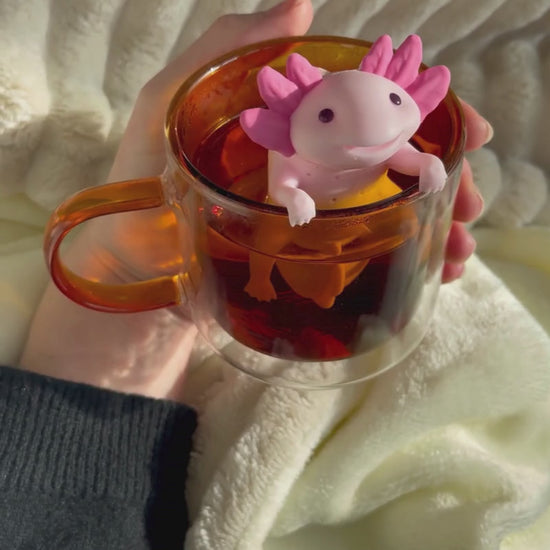 Infuseur à thé axolotl