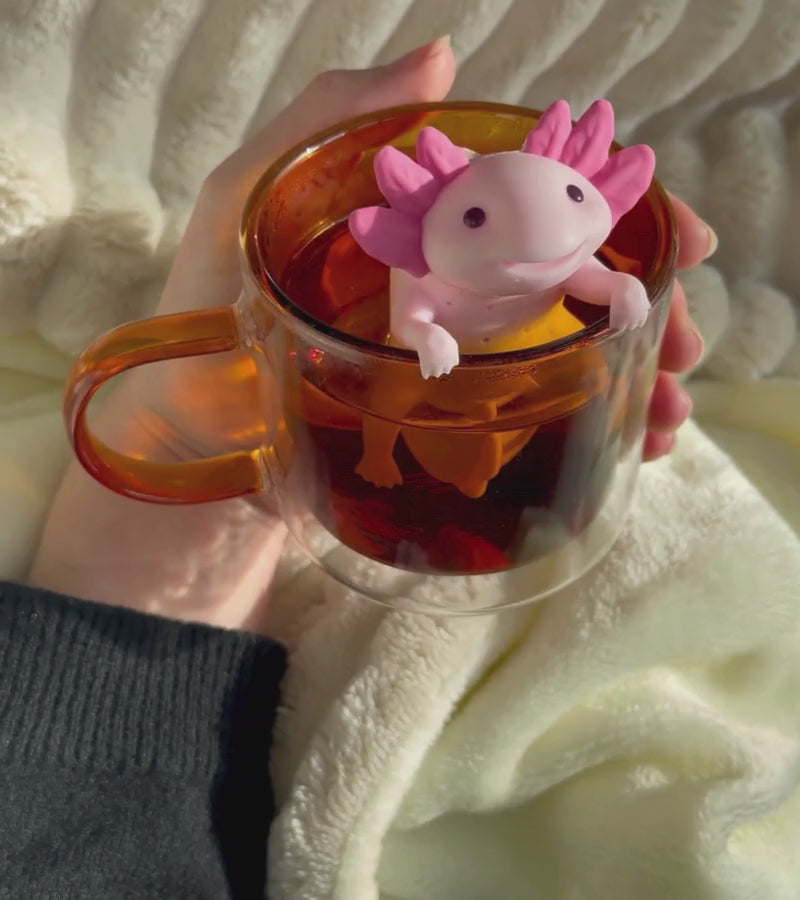 Infuseur à thé axolotl