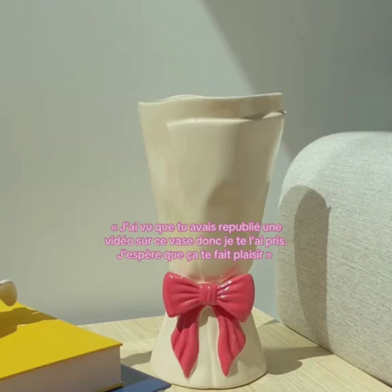 Vase Noeud Bouquet of bow