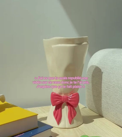 Vase Noeud Bouquet of bow