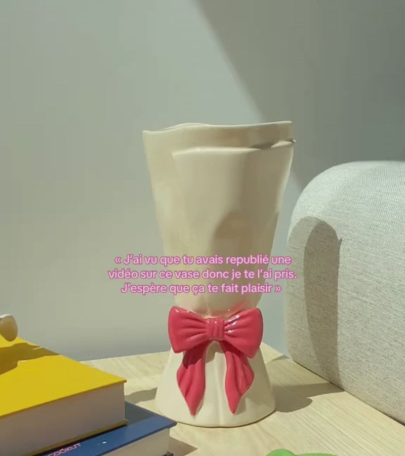 Vase Noeud Bouquet of bow