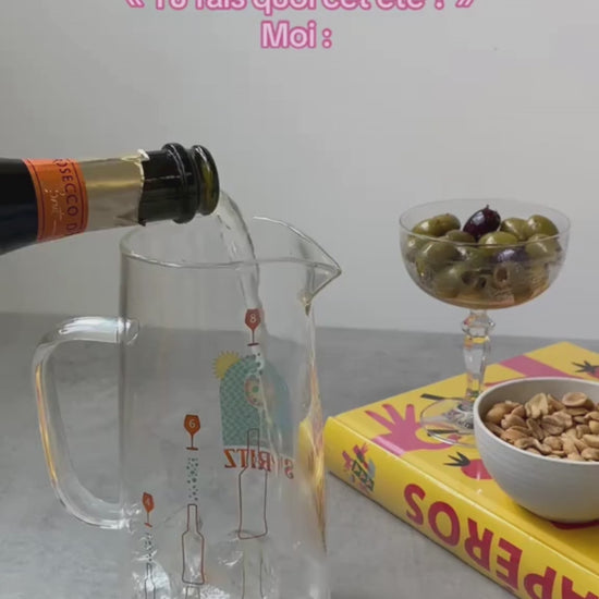 Carafe à spritz graduée