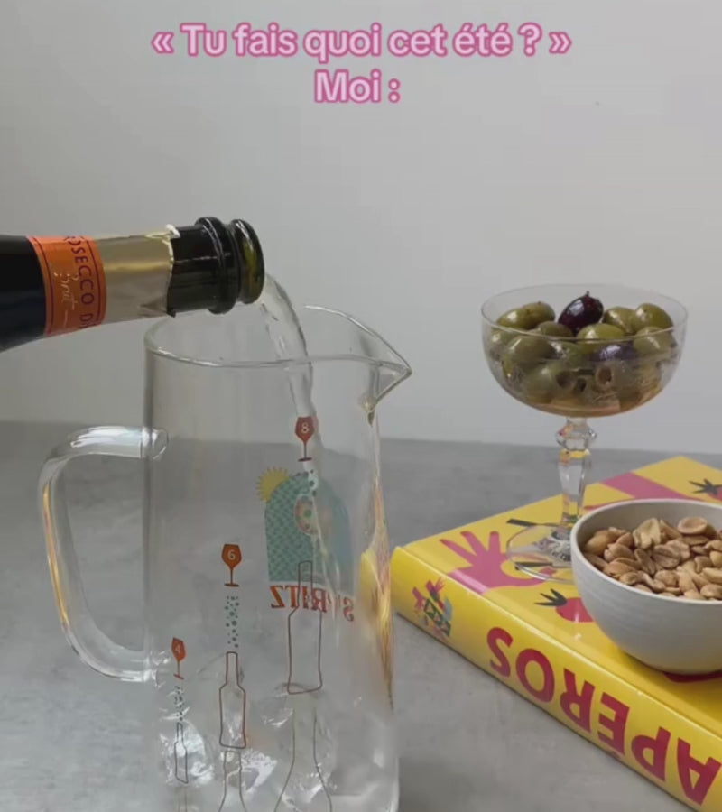 Carafe à spritz graduée