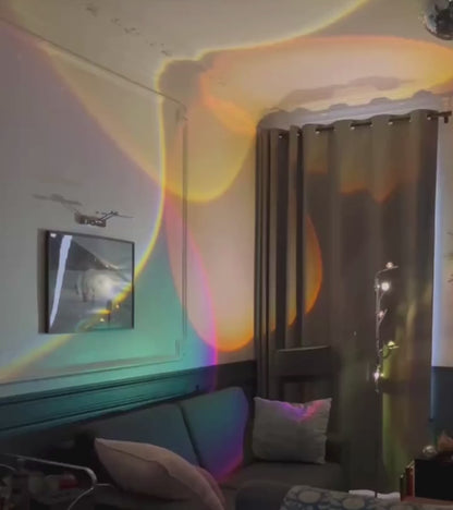 Lampadaire coucher de soleil à 5 spots