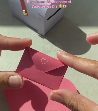 Kit DIY lettres d'amour et boîte-aux-lettres