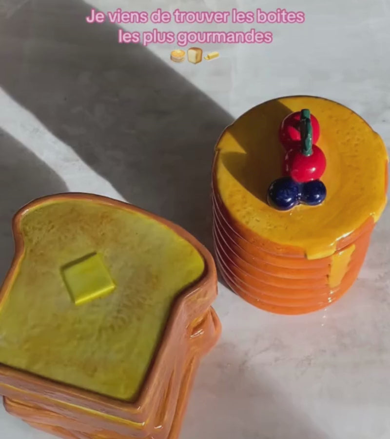 Boite de rangement pancakes