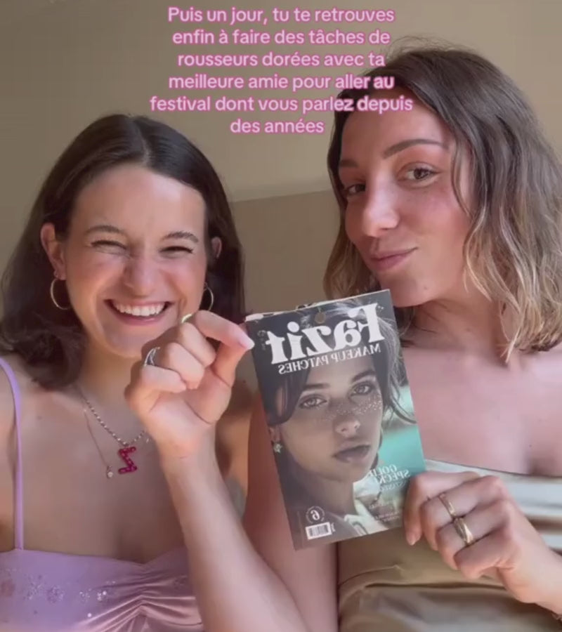 Patchs tâches de rousseur dorées