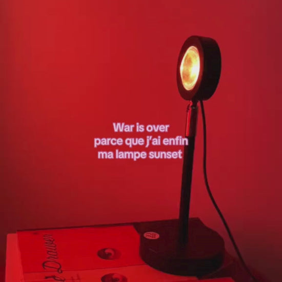 Lampe coucher de soleil  L'expressionist