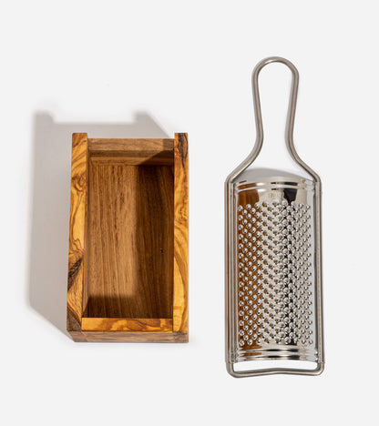 Râpe à fromage italienne en bois d'olivier  Verve Culture