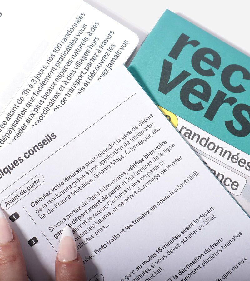 Recto Verso - 100 randonnées en Ile-de-France