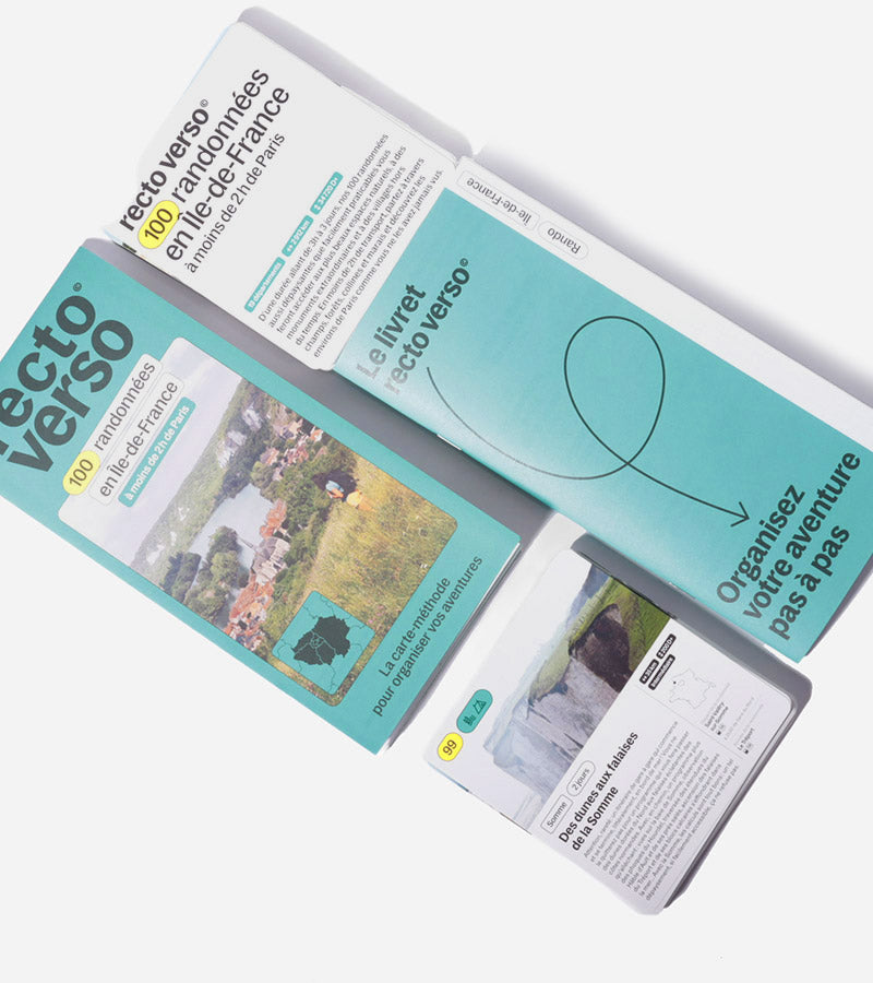 Recto Verso - 100 randonnées en Ile-de-France