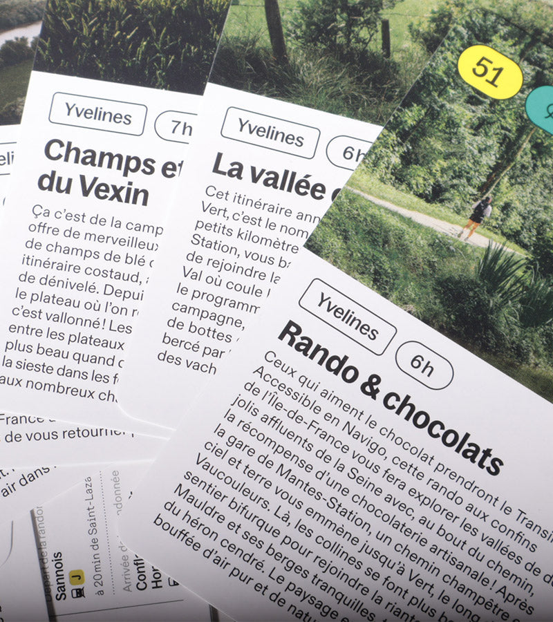 Recto Verso - 100 randonnées en Ile-de-France