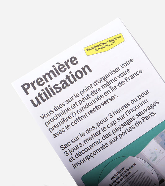 Recto Verso - 100 randonnées en Ile-de-France