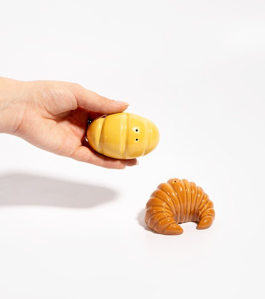 Salière et poivrière baguette et croissant