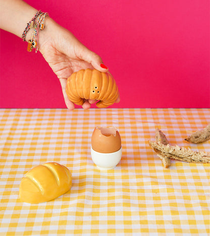 Salière et poivrière baguette et croissant