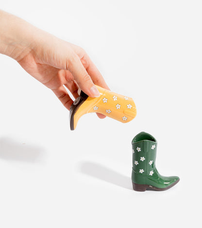 Salière et poivrière botte de cowboy  DOIY