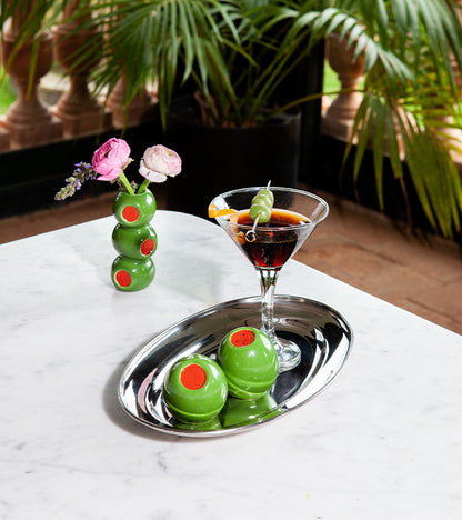 Salière et poivrière olive