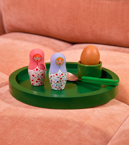 Salière poivrière poupées russes