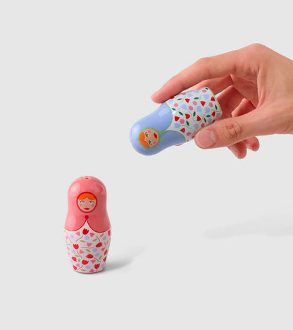 Salière poivrière poupées russes