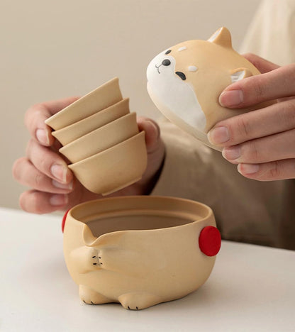 Service à thé Shiba